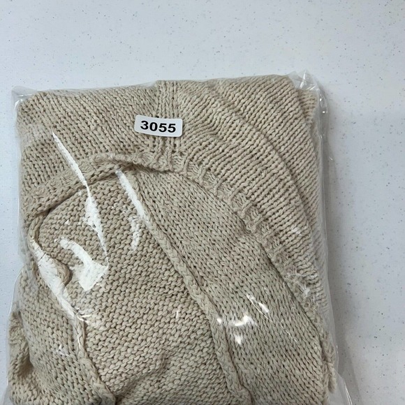 Calypso‎ Women Cream Etain Sweater Coastal Grandma Knit Open Cardigan Size 1 - Picture 10 of 10